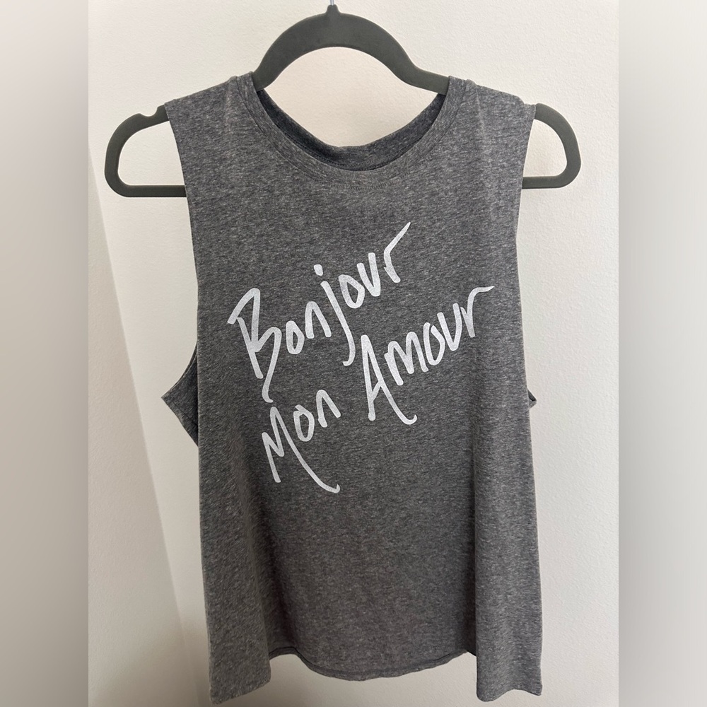 cinq á sept - Bonjour Mon Amour Tank - Large
